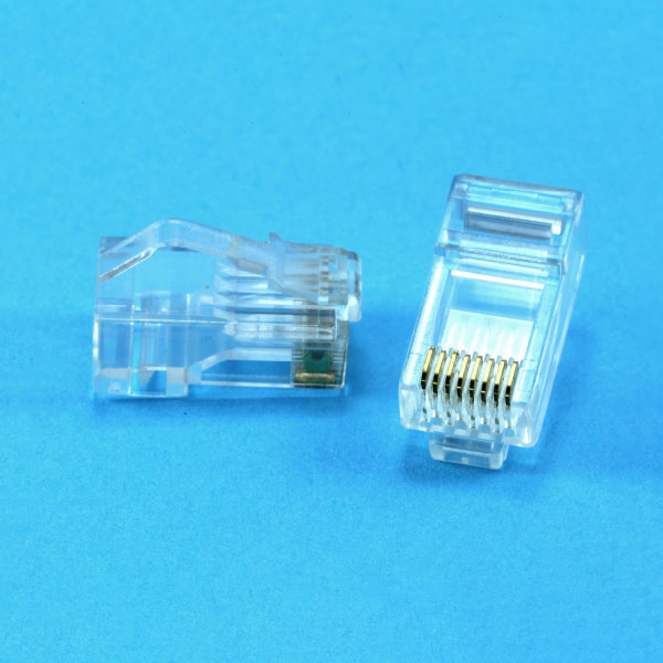 RJ45 8P8C PLUG 彎彈片